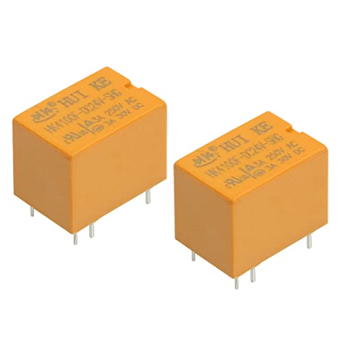sourcing map 2 stk HK4100F-DC24V-SHG DC 24V Spule DPST 6 Pin PCB Allzweck Leistungsrelais de DE de sourcing map 2 stk HK4100F-DC24V-SHG DC 24V Spule DPST 6 Pin PCB Allzweck Leistungsrelais de DE de von uxcell