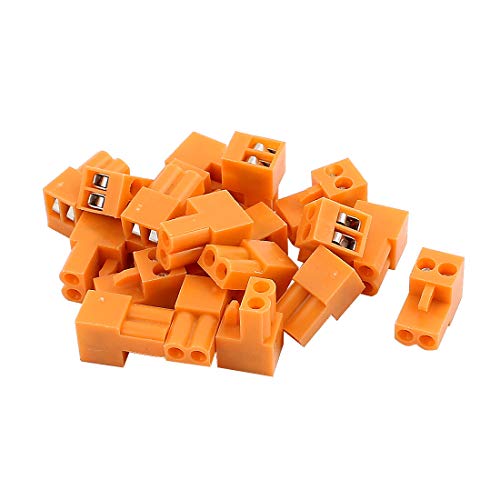 sourcing map 20 Stk, 300 V HT 3,96 K 3,96 mm Rastermaß 2 P Leiterplatte Schraubklemmenblock Stecker Orange DE de sourcing map 20 Stk, 300 V HT 3,96 K 3,96 mm Rastermaß 2 P Leiterplatte Schraubklemmenblock Stecker Orange DE de von uxcell