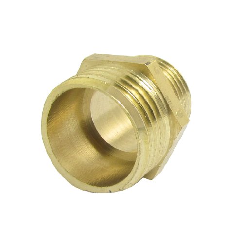 sourcing map 20 x 16 mm Außengewinde Reducer Messing Rohr Nippel Fitting de sourcing map 20 x 16 mm Außengewinde Reducer Messing Rohr Nippel Fitting de von uxcell