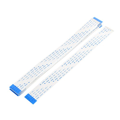 sourcing map 20Stk 1,0mm Pitch 18 Pin AWM 20624 80C 60V VW-1 Flexible Flachkabel FFC 200 mm DE de von uxcell