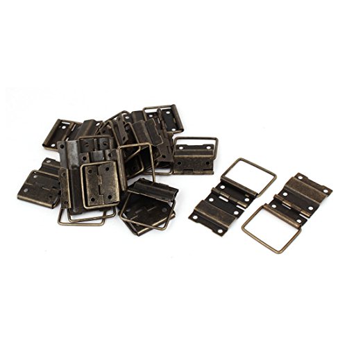sourcing map 20Stk Box Koffer Retro Stil Positionierung Unterstützung Scharniere 44mmx30mm de sourcing map 20Stk Box Koffer Retro Stil Positionierung Unterstützung Scharniere 44mmx30mm de von uxcell