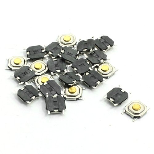 sourcing map 22stk Momentary Tact Taktile Druckschalter 4 Pin Surface Mounted Devices Berg 4x4x1.5mm sourcing map 22stk Momentary Tact Taktile Druckschalter 4 Pin Surface Mounted Devices Berg 4x4x1.5mm von uxcell