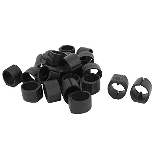 sourcing map 24 pcs Breuer Stuhl Single U-Form gleitet Fußgewiche Floor Krappenfassung Lenkerendkappen 32 mm de von uxcell