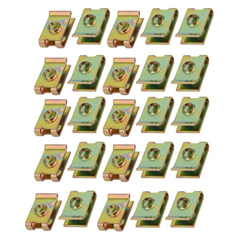 sourcing map 25pcs Feder Stahl Geschwindigkeit Fastener U Mutter Messing M5 Schraube Bolzen DE de sourcing map 25pcs Feder Stahl Geschwindigkeit Fastener U Mutter Messing M5 Schraube Bolzen DE de von uxcell