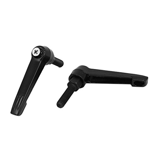 sourcing map 2Stk M8x30mm Gewinde L Form erstellbar Befestigungsgriff Klemmhebel schwarz de sourcing map 2Stk M8x30mm Gewinde L Form erstellbar Befestigungsgriff Klemmhebel schwarz de von uxcell
