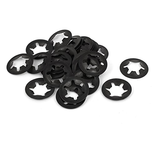 sourcing map 30 Stück Innenzahn Schnellverschluss Geschwindigkeitssperre Stern Sicherungsscheibe 10mm x 20mm von uxcell