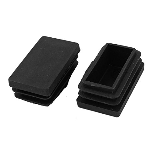 sourcing map 30 mm x 50 mm, rechteckig, Kunststoff, Rohr-Ende Abdeckung, 2 Stück de von uxcell