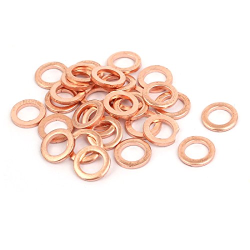 sourcing map 30stk 5mmx8mmx1mm Kupfer flache Ring Dichtungs Bremsen Unterlegscheiben DE de sourcing map 30stk 5mmx8mmx1mm Kupfer flache Ring Dichtungs Bremsen Unterlegscheiben DE de von uxcell