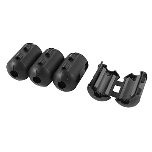 sourcing map 4 STK Clip UF50B auf EMI RFI Rausch Ferritkern Suppressor Ferritfilter 5mm Kabel DE de von uxcell