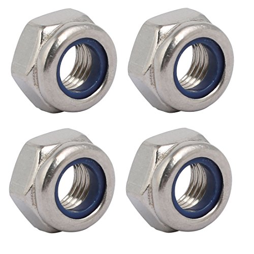 sourcing map 4pcs Sechskantmuttern M8 x 1mm Umfang Metrisch Feingewinde 304 Edelstahl DE de von uxcell