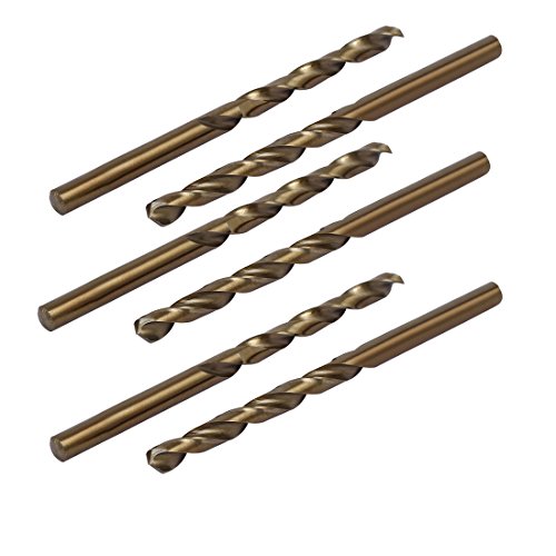 sourcing map 6 Stück 5.3mm Bohr Dmr. Gerader Rundschaft HSS Kobaltmetrik Spiralbohrer DE de sourcing map 6 Stück 5.3mm Bohr Dmr. Gerader Rundschaft HSS Kobaltmetrik Spiralbohrer DE de von uxcell