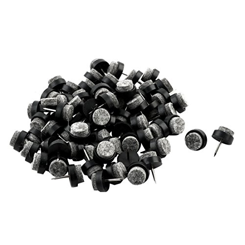sourcing map 70stk Filzgleiter Stuhl Möbel Schreibtisch Sofa Bein Nagel Filz Pad Bodenschützer 15mm Dmr de von uxcell