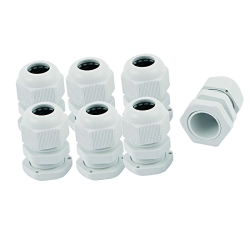 sourcing map 7Stk PG11 wasserdicht Kabel Durchführung Verschraubung Verbinder Adapter weiß de von uxcell
