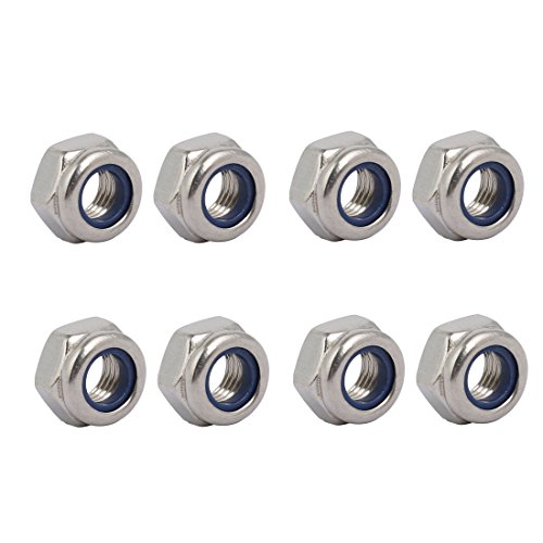 sourcing map 8pcs Sechskantmutter M8 x 1mm Umfang Metrisch Feingewinde 304 Edelstahl DE de von uxcell