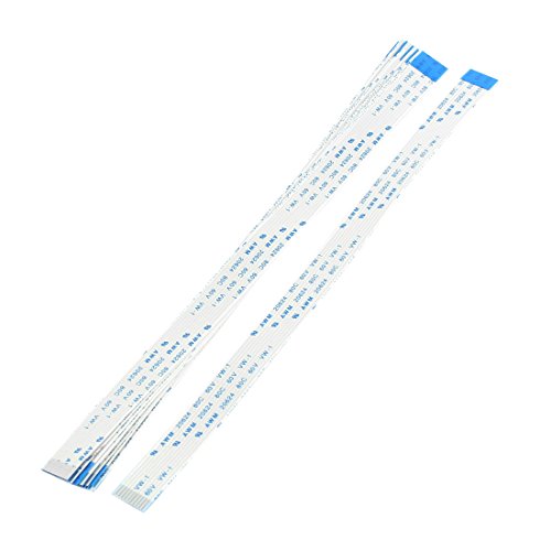 sourcing map B Typ 10Stk 1,0mm Pitch 10 Pin AWM 20624 80 60V VW-1 Flexible Flachkabel FFC 200mm von uxcell