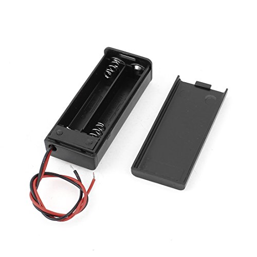 sourcing map Batteriehalter Case Box mit Schalter mit Abdeckung für 2 x 1,5V AAA Batterie sourcing map Batteriehalter Case Box mit Schalter mit Abdeckung für 2 x 1,5V AAA Batterie von uxcell