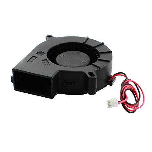 sourcing map DC 12V Industrie bürstenlos Ventilator Kühler Gebläse Lüfter 75mm x 25mm DE de von uxcell