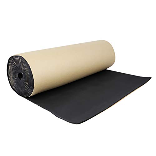 sourcing map Dämmplatten Auto Schallschutzmatte118mil 16.36sqft 3mm Isoliermatte Schalldämmung Wärmedämmungsschaum Dämmung Schallabsorptionsmatte 152cm x 100cm von uxcell