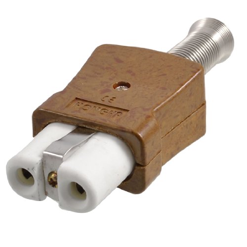 sourcing map Elektroheizer Braun Schalen 6mm Durchmesser Keramik Plug WECHSELSTROM 250V 1 DE de von uxcell