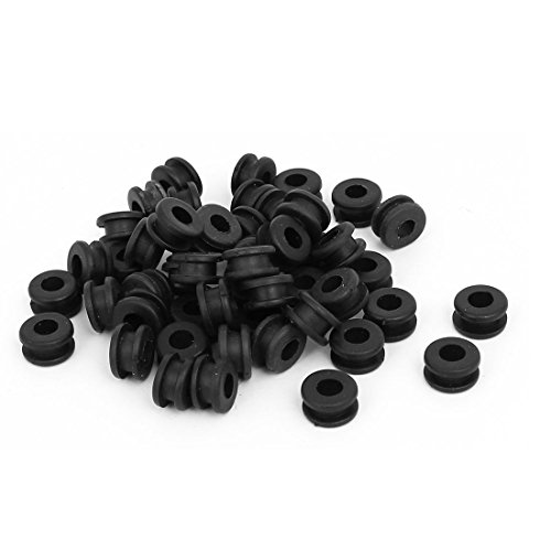 sourcing map Flache Gummi RingDichtung TülleVerdrahtungsdichtung Schwarz 5mm Innere Drm 50Stk de von uxcell