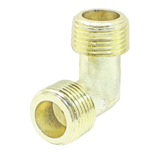 sourcing map Goldton 16,5 mm Durchmesser 90-Grad-Winkelstecker für Luftkompressor sourcing map Goldton 16,5 mm Durchmesser 90-Grad-Winkelstecker für Luftkompressor von uxcell