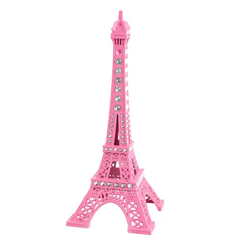 sourcing map Haushalt Metall Souvenir Handwerk Statue Eiffelturm Modell Dekor Rosa DE de von uxcell