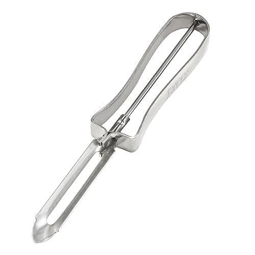 sourcing map Küche Edelstahlgriff Kartoffel Obst Schäler Messer 5.7"" Lange Silber DE de von uxcell