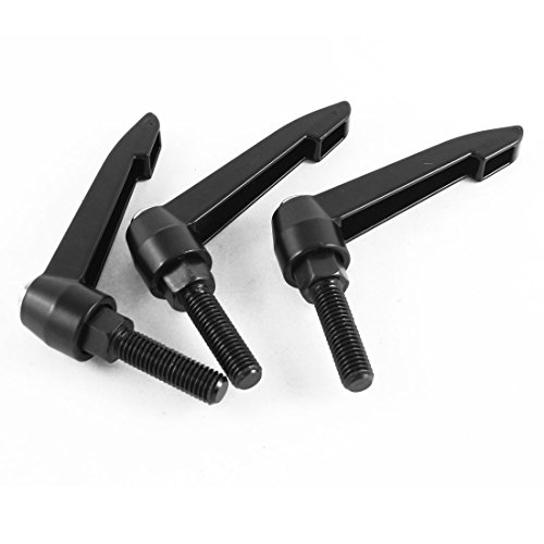 sourcing map M10 x 35mm Außengewinde Maschinen Klemmhebel Griff Handgriff Verstellbarer Griff für Hebeldrehmaschine – Schwarz 3 Stück sourcing map M10 x 35mm Außengewinde Maschinen Klemmhebel Griff Handgriff Verstellbarer Griff für Hebeldrehmaschine – Schwarz 3 Stück von uxcell