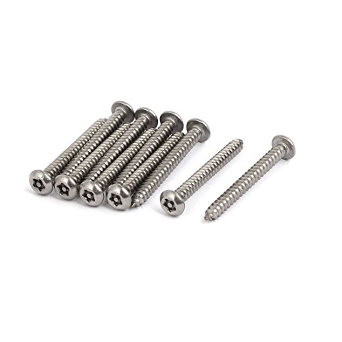 sourcing map M3.9 x 35mm 304 Edelstahl Pan Head Torx Anti-Diebstahl Selbstschneidende Schrauben 10 Stück sourcing map M3.9 x 35mm 304 Edelstahl Pan Head Torx Anti-Diebstahl Selbstschneidende Schrauben 10 Stück von uxcell