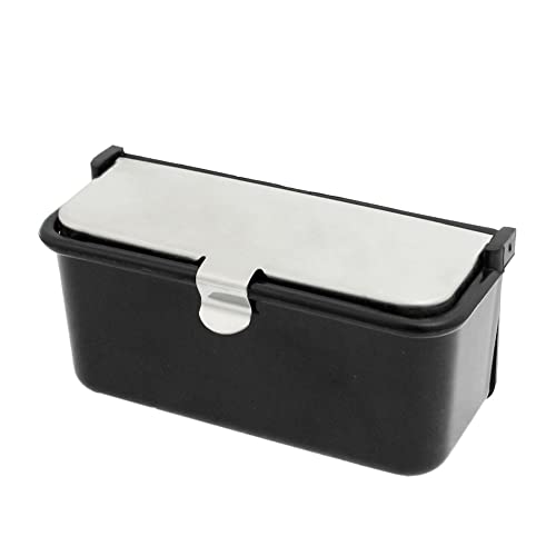 sourcing map Metalldeckel rauchfreier selbstklebender Zigarettenaschenbecherhalter schwarz silber sourcing map Metalldeckel rauchfreier selbstklebender Zigarettenaschenbecherhalter schwarz silber von uxcell