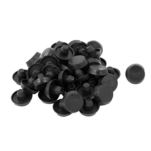 sourcing map Möbelgleiter Kunstoff Möbel Stuhl Schreibtisch unten Protektor Kunststoff Gleitlaut Nägel schwarz 19 x 12mm 40 STK de von uxcell