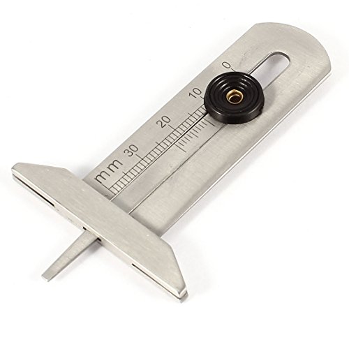 sourcing map Motorrad Auto LKW Gummireifen Reifen Profiltiefenmesser Tester Werkzeug 0-30mm DE de sourcing map Motorrad Auto LKW Gummireifen Reifen Profiltiefenmesser Tester Werkzeug 0-30mm DE de von uxcell