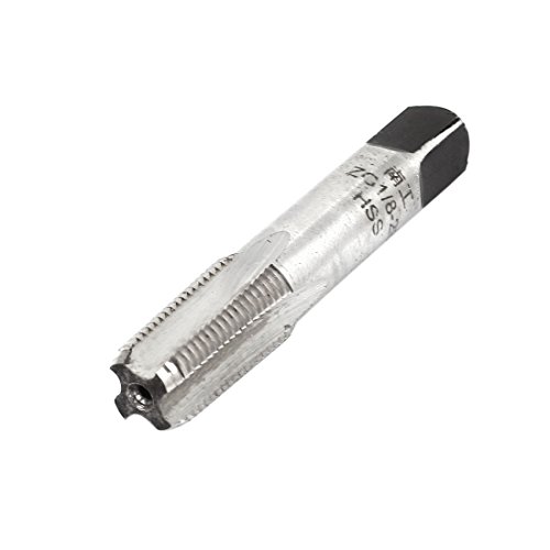 sourcing map ZG 1/8–28 BSP 55 Grad Rohr Rohr Gewinde HSS Stecker Tippen 4 Flöten Länge 55 mm de von uxcell