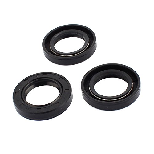 sourcingmap® Gummi Maschine Oil Seal Dichtring Dichtung Waschmaschine 40mm x 25mm x 7mm 3St schwarz de von uxcell