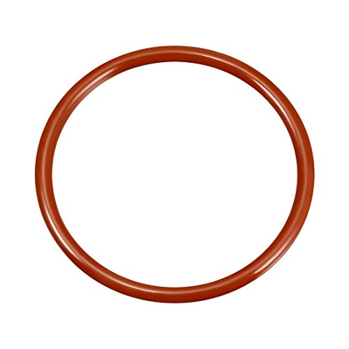 sourcingmap Silikon-O-Ring, 60 mm Außendurchmesser, 53 mm Innendurchmesser, 3,5 mm Breite, VMQ Dichtungsringe, rot von uxcell