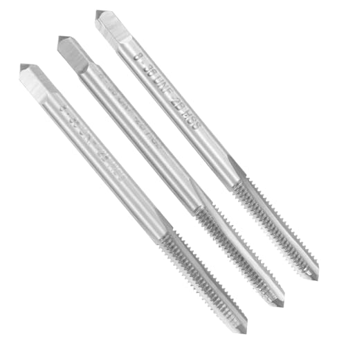 uxcell 3-teiliges Handgewindebohrer-Set, #8-36 UNF Kegel-/Dübel-/Untergewinde-Gewindebohrer, Hochgeschwindigkeitsstahl-Handgewindebohrer-Set uxcell 3-teiliges Handgewindebohrer-Set, #8-36 UNF Kegel-/Dübel-/Untergewinde-Gewindebohrer, Hochgeschwindigkeitsstahl-Handgewindebohrer-Set von uxcell