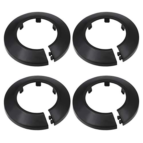 uxcell 50 mm Rohrabdeckung, Dekoration, PP-Kunststoff, Wasserrohr-Rosette, schwarz, 4 Stück uxcell 50 mm Rohrabdeckung, Dekoration, PP-Kunststoff, Wasserrohr-Rosette, schwarz, 4 Stück von uxcell