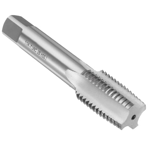 uxcell Handgewindebohrer 1-1/4-7 UNC 2B Gewinde Kegelform Gewindebohrer gerade Nutenschraube Gewindewerkzeug Hochgeschwindigkeitsstahl HSS6542 von uxcell
