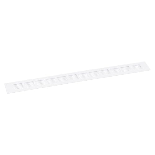 uxcell Lüftungsschlitz-Abdeckung, 500 x 50 mm, Aluminiumlegierung, Netzgewebe, rechteckig, Lüftungsgitter für Schuhschrank, Kleiderschrank, Weiß, 1 Stück uxcell Lüftungsschlitz-Abdeckung, 500 x 50 mm, Aluminiumlegierung, Netzgewebe, rechteckig, Lüftungsgitter für Schuhschrank, Kleiderschrank, Weiß, 1 Stück von uxcell