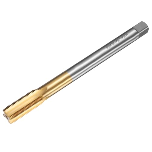 uxcell Metrisches Gewindebohrer, M15 x 1,25 H2, 160 mm, gerader Nut, Gewindebohrer, Gewindebohrer, Reparaturwerkzeug von uxcell
