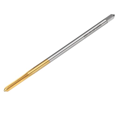 uxcell Metrisches Gewindebohrer, M4 x 0,5 H2, 100 mm, gerade, Nut, Gewindebohrer, Gewindebohrer, Reparaturwerkzeug von uxcell