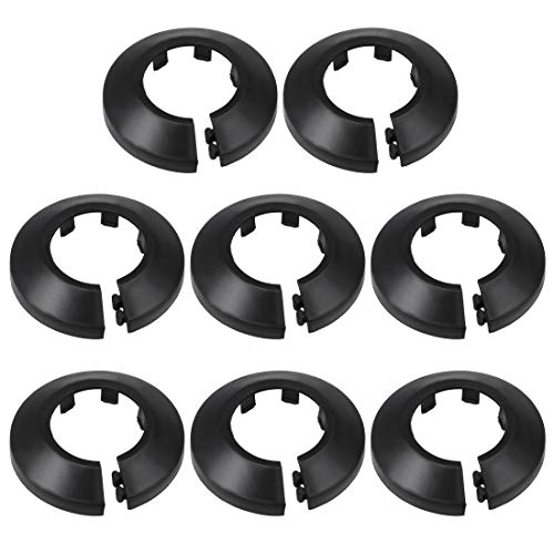 uxcell Rohrmanschette 33 mm PP Heizkörperrosette Wasserrohrabdeckung Dekoration schwarz 8 Stück uxcell Rohrmanschette 33 mm PP Heizkörperrosette Wasserrohrabdeckung Dekoration schwarz 8 Stück von uxcell