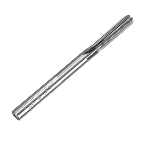 uxcell Spannreibahle, 8,5 mm, H8, metrischer Maschinenreibahle, Bohrer für Metall, Holz, Lochreiben, gerade Nut, M35 Hochgeschwindigkeitsstahlwerkzeug von uxcell