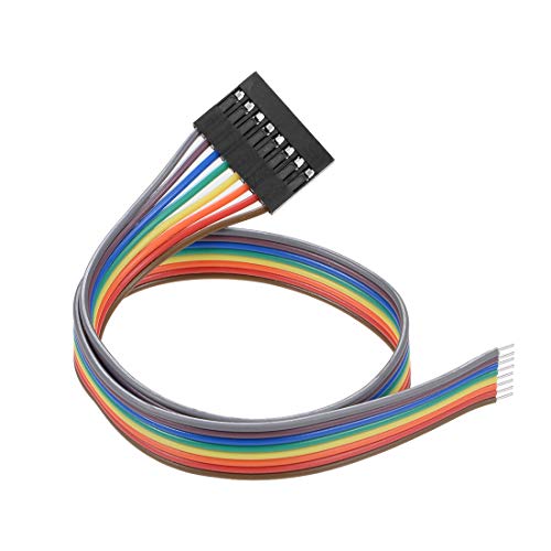 uxcell Steckplatine Jumper Drähte 8-polig 30 cm Buchse auf verzinnte Spitze Kabel für Arduino von uxcell