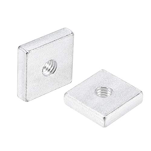 uxcell Vierkantmuttern M6 x 20 mm x 5 mm Sortiment 10 Stück von uxcell