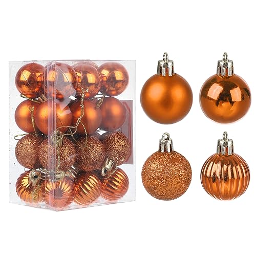 uxcell Weihnachtskugeln, bronzefarben, 3 cm, bruchsicher, hängende Kugeln für Weihnachtsbäume, Hochzeiten, Party-Dekorationen, 24 Stück uxcell Weihnachtskugeln, bronzefarben, 3 cm, bruchsicher, hängende Kugeln für Weihnachtsbäume, Hochzeiten, Party-Dekorationen, 24 Stück von uxcell