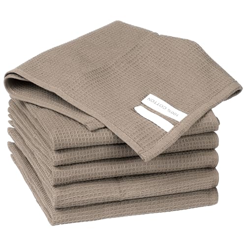 uxcell Wiederverwendbare Reinigungstücher 6Er-Pack Baumwolle-Küchentücher mit Waffelmuster Saugfähige Fusselfreie Lappen für die Hausreinigung Braun 35cm x 35cm uxcell Wiederverwendbare Reinigungstücher 6Er-Pack Baumwolle-Küchentücher mit Waffelmuster Saugfähige Fusselfreie Lappen für die Hausreinigung Braun 35cm x 35cm von uxcell