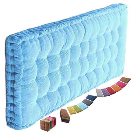 8-10cm Dickes Bankauflage Bankkissen, Sitzkissen Bank Sitzauflage Innen Outdoor, Gute Qualität Waschbare Gartenbank Auflage, Rechteck Sitzkissen Groß Für Stuhl Boden Bürostuhl(@10,40x160cm) von uyeoco