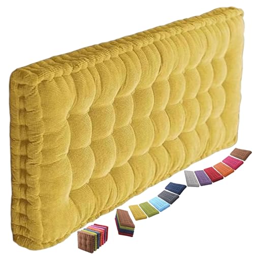 8-10cm Dickes Bankauflage Bankkissen, Sitzkissen Bank Sitzauflage Innen Outdoor, Gute Qualität Waschbare Gartenbank Auflage, Rechteck Sitzkissen Groß Für Stuhl Boden Bürostuhl(2@,40x100cm) von uyeoco