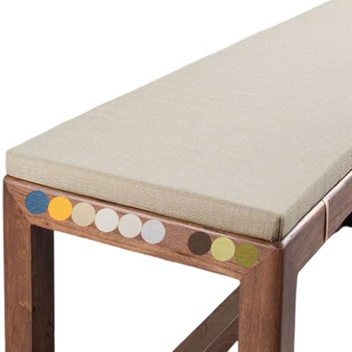 Bankauflage, 120x40 80x40 150x50 160x40 100x40 Sitzkissen Outdoor & Indoor, Bankpolster Bankkissen Sitzauflage, Bezug waschbar, Unterseite Antirutsch(2,190x35x5cm) von uyeoco